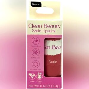 b.pure Clean Beauty Satin Lipstick Nude 355 ml